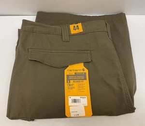 Carhartt Rugged Flex Relaxed Fit Canvas Work Shorts Sz 44 BS3542-M Green NWT NEW - Picture 1 of 5