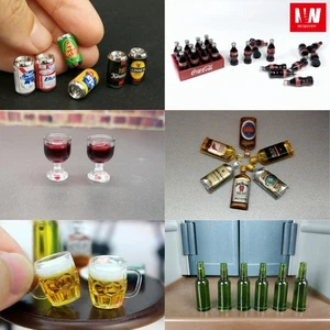 1/18 Diorama Beer Whiskey Cola Model Set Garage Workshop Beverage Prop Accessory - Picture 1 of 36