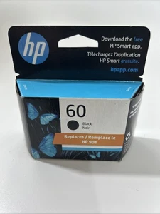 HP 60 Tintenpatrone Schwarz Original Ablaufdatum 25. Februar - Bild 1 von 6