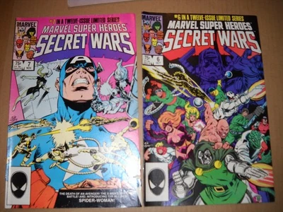 Secret Wars #6, #7 Bronze Marvel Comics Combine Ship! 10 Books / $5.00 - Image 1 of 4