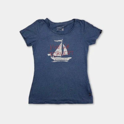 T-Shirt Damen Gr. S Forvert Blau Baumwolle akzeptabel - Bild 1 von 3