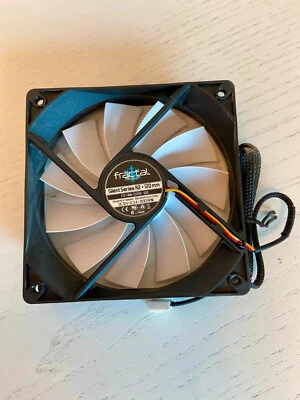 Fractal Design Silent Series R2 120x120x25mm 1200 U/min 15 dB(A) schwarz/weiß - Bild 1 von 2