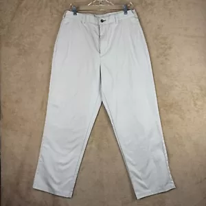Tommy Hilfiger Hose Herren 32x27 Beige Khaki Chino Straight Freizeit Baumwolle Preppy - Bild 1 von 12
