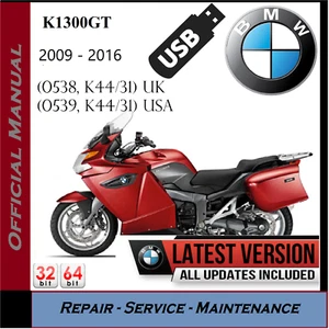 BMW K1300GT K1300 GT K44 2009 - 2016 Service Repair Workshop Manual USB - Picture 1 of 7
