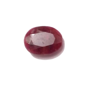 5.25 Crt Elegant Glowing Madagascar Red Ruby Faceted Oval Shape Loose Gemstone - Picture 1 of 8