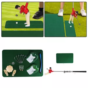 Indoor Mini Golfing Game Kit Golfs Toy Green Pad Putter Parent-child Interaction - Picture 1 of 10