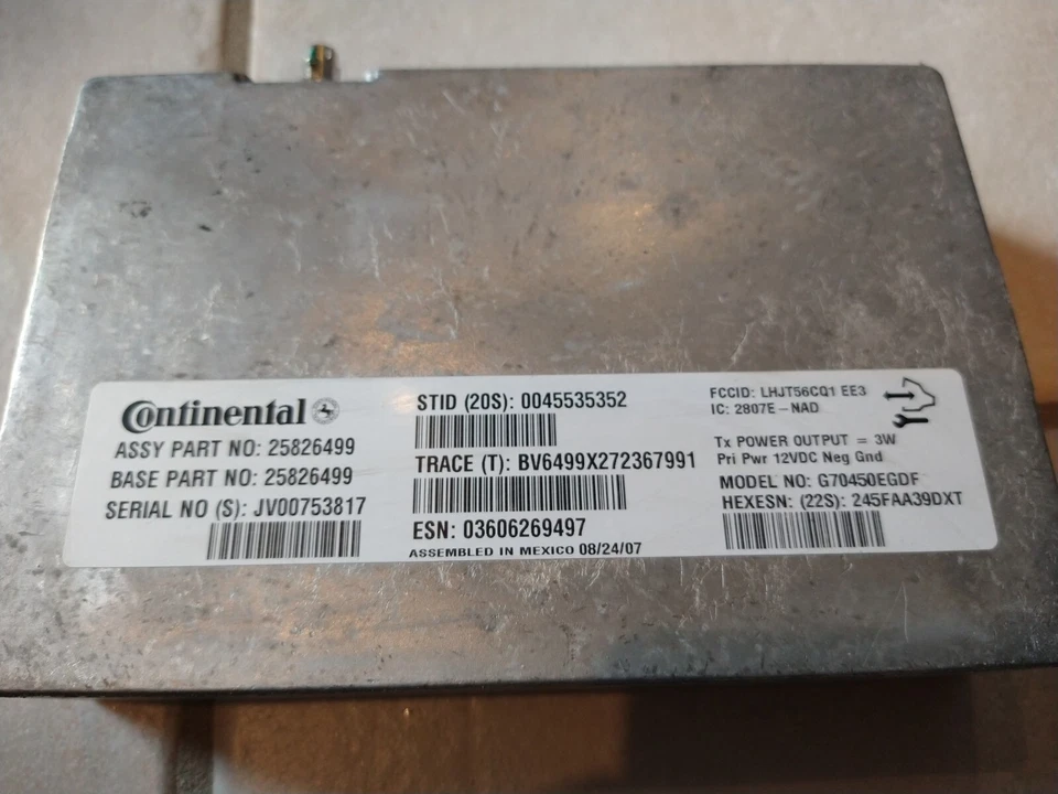 07 08 Módulo de comunicación suburbana Suburban Tahoe Yukon Escalade 25826499 o5 Foto 1 de 1