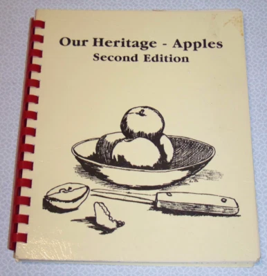 Russell County VA Extension Homemakers Our Heritage Apples Cookbook 1986 - Image 1 of 4