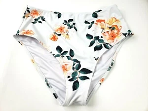 Womens Cupshe Flower Bikini Bottoms Size L - Picture 1 of 6