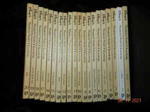 1971-73 Walt Disney Wonderful World Of Knowledge Childrens Books Comp Set of 20  - Picture 1 of 1