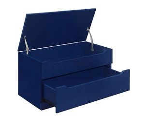 Kings Brand Furniture - Storage Bench Toy Box Storage Chest with Playroom, Blue - Picture 1 of 5