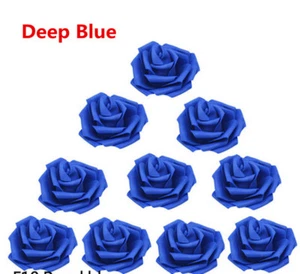10PCS 6cm Foam Roses Artificial Flower Wedding Bride Bouquet Party Decor DIY - Picture 1 of 24