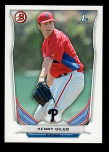 2014 1st Bowman Kenny Giles Baseball Card Philadelphia Phillies