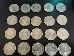 1982 and 1984 Greece 50 drachmai coin - lot of 20 - Picture 1 of 1