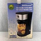 Brentwood Iced Tea Coffee Maker Machine w 64 Oz Pitcher NEW Stainless KT-2150BK