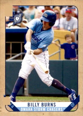 2018 Omaha Storm Chasers Choice 10 Billy Burns Marietta Georgia GA Baseball Card - Image 1 of 2