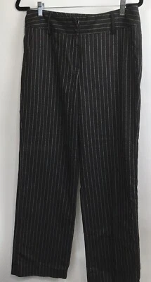 Larry Levine Womans Multi Color Striped Stretch Dress Pants Size 10 - Image 1 of 4