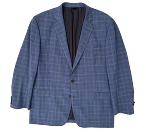 Brooks Brothers Regent-Fit Blazer 46R REDA Wool Brookscool Blue Plaid Sport Coat - Picture 1 of 13