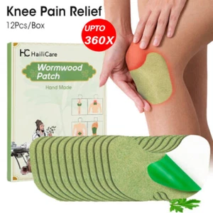 Knee Relief Patches Sticker Joint Muscle Pain Wormwood Ache Plaster Pad Health - Picture 1 of 34
