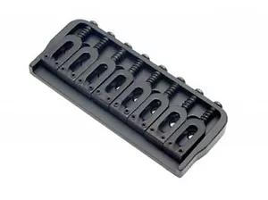 Brandnew hipshot 8 string String Fixed .175 Guitar Bridge Black - Imagen 1 de 1