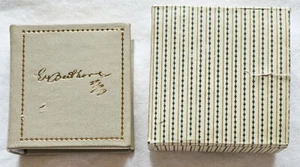 Biografía en miniatura de Beethoven F. Reis 2 1/4"" X 2 1/4"" con caja - Imagen 1 de 7