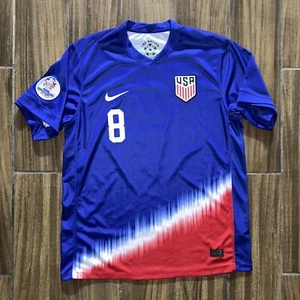 Nike United States USA 2024 Copa America Away Jersey #8 McKennie Authentic - Picture 1 of 9