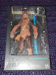 Star Wars Black Series #04 Chewbacca mai aperto MOC nuovo con scatola Hasbro Disney - Foto 1 di 5