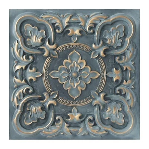 Faux Tin Ceiling Tiles Vintage wall panels for Store PL30 Smoked gold 10pcs/lot - Picture 1 of 23
