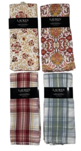 New Ralph Lauren Kitchen Dish Towel Set of 2 Towels Cotton 17x28 Fall Holidays - Imagen 1 de 13