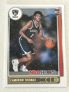2021-22 NBA Hoops Cameron "Cam" Thomas Rookie Card RC Winter Edition #231 Nets