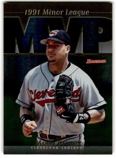 1998 Bowman Minor League MVP's Manny Ramirez #MVP9 Cleveland Indians