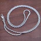 22”, 2mm, vintage Sterling silver necklace, Italy 925 rope chain