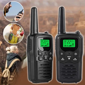 2x Walkie Talkie für Erwachsene Kinder Funkgeräte Handfunkgerät Sprechfunkgeräte - Zdjęcie 1 z 12