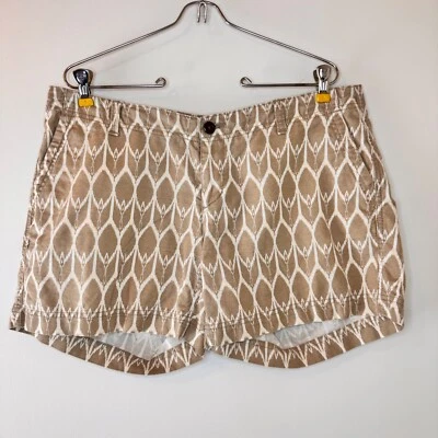 Pantalones Cortos The North Face Maywood Para Mujer 12 Largos Tostados Blanco Mezcla de Lino Estampado Ikat Foto 1 de 4