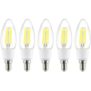 Sygonix SY-5781472 Bombilla LED E14 2.2W Blanco Cálido 5 Pcs Filamento - Picture 1 of 2
