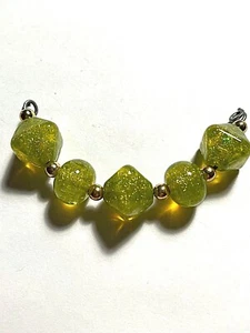 CUENTAS DE LÁMPARA HECHAS A MANO SRA DESTASH-LIME-VGLAMPWORK - Imagen 1 de 4
