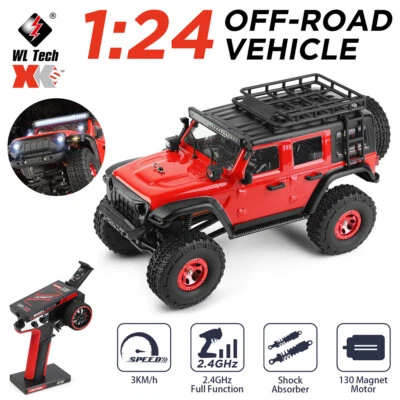 Wltoys XK 2428 4WD 2.4G 1/24 RTR RC Climb Vehicles with LED Headlight for Kids - Image 1 of 4