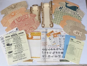Vintage Lot 1950er Ray Bang Diner Papierkorb Franchise Proben Brainerd MN Requisite - Bild 1 von 10