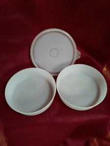 Vintage TUPPERWARE Little Wonders #1286 Set di contenitori (2) con coperchio (1) - Foto 1 di 3