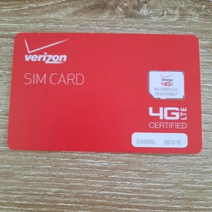 Verizon Wireless 4G LTE Micro SIM Card (BULKSIM-NFC-D) - Picture 1 of 2