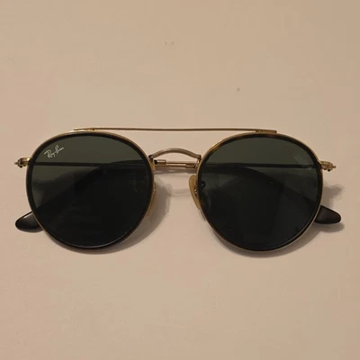 Gafas de sol ROUND DOUBLE BRIDGE - LENTE Clásica - Ray Ban RB3647N - Talla Estándar Foto 1 de 4