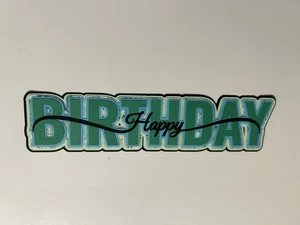 Album di ritagli buon compleanno titolo fatto a mano carta a pezzi fustellati - Foto 1 di 2
