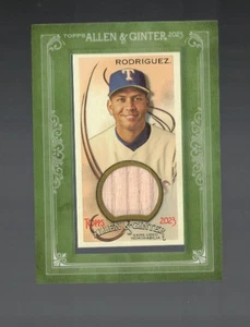 Alex Rodriguez 2023 Allen Ginter Mini Framed Bat - Picture 1 of 2