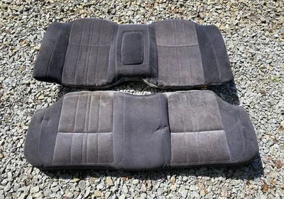 1983-1988 Ford Thunderbird Turbo Coupe Rear Seats T Bird Gray Grey - Image 1 of 4