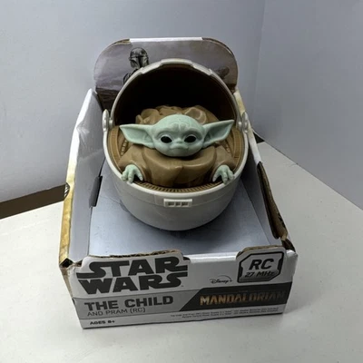 💥Star Wars The Mandalorian Remote Control The Child & Pram Crib Car 27 MHz A7 - Image 1 of 4