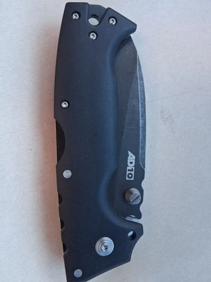 Cold Steel AD-10 S35VN Black Folding Pocket Knife Stone Wash Blade - Image 1 of 4