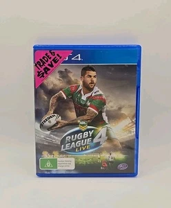 Rugby League Live 4 PS4 Game NRL Footy Adam Reynolds - Complete With Manual - Picture 1 of 5