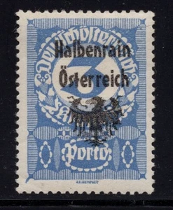 Austria 1920 Halbenrain local overprint unlisted in Michel mint hinged seldom - Picture 1 of 2