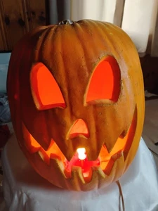 Halloween 1995 Trendmasters Jack O Linterna Espuma Molde Calabaza Grande ¡Bueno!! - Imagen 1 de 9