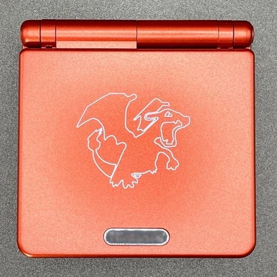 Nintendo Game Boy Advance SP Pokemon Center Charizard Edition Console AGS-001 - Image 1 of 4
